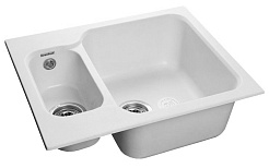 Granfest Мойка кухонная Standart GF-S615K Белый – фотография-1